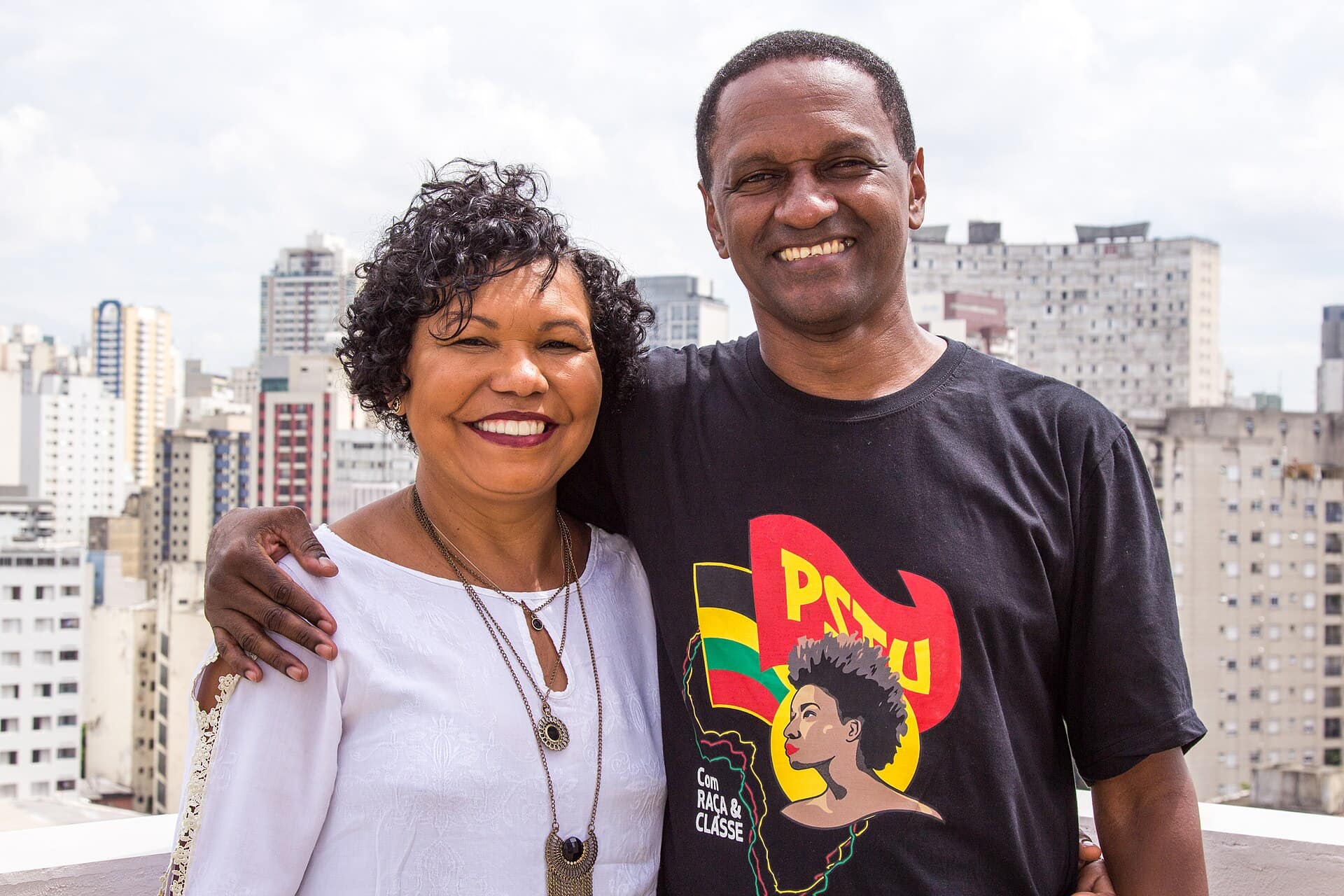 Chapa para a eleição presidencial de 2018 no Brasil do PSTU - Vera Lucia e Hertz Dias