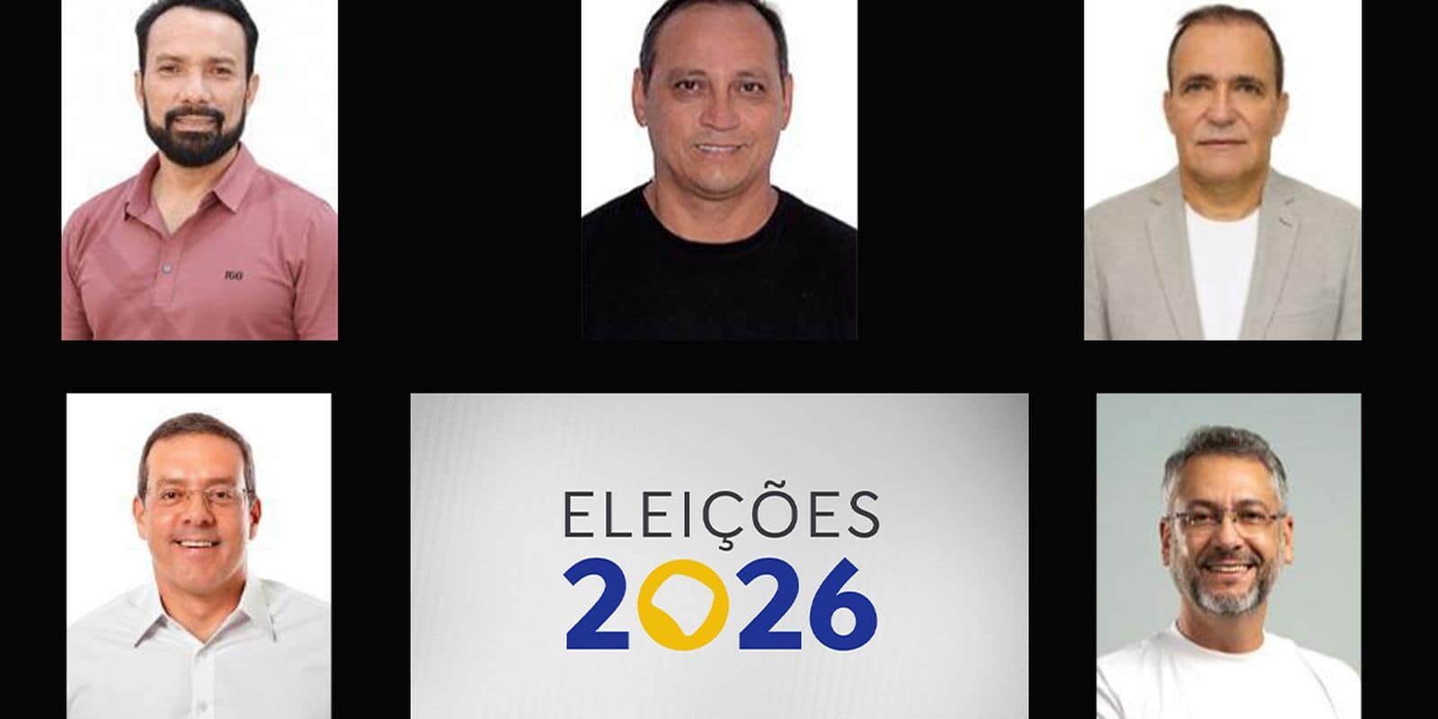 Brasília (DF), 21/09/2026 - Candidatos ao governo do Amapá. Foto: Arte/Agência Brasil