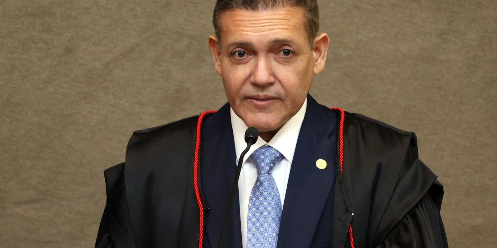 Brasília (DF), 12/05/2026 - O ministro, Kassion Nunes Marques, durante cerimônia de posse como novo presidente do TSE. Foto: Valter Campanato/Agência Brasil