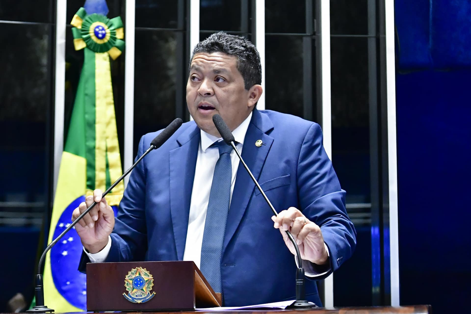 Plenário do Senado Federal durante sessão deliberativa ordinária. À tribuna, em discurso, senador Beto Faro (PT-PA). Foto: Waldemir Barreto/Agência Senado