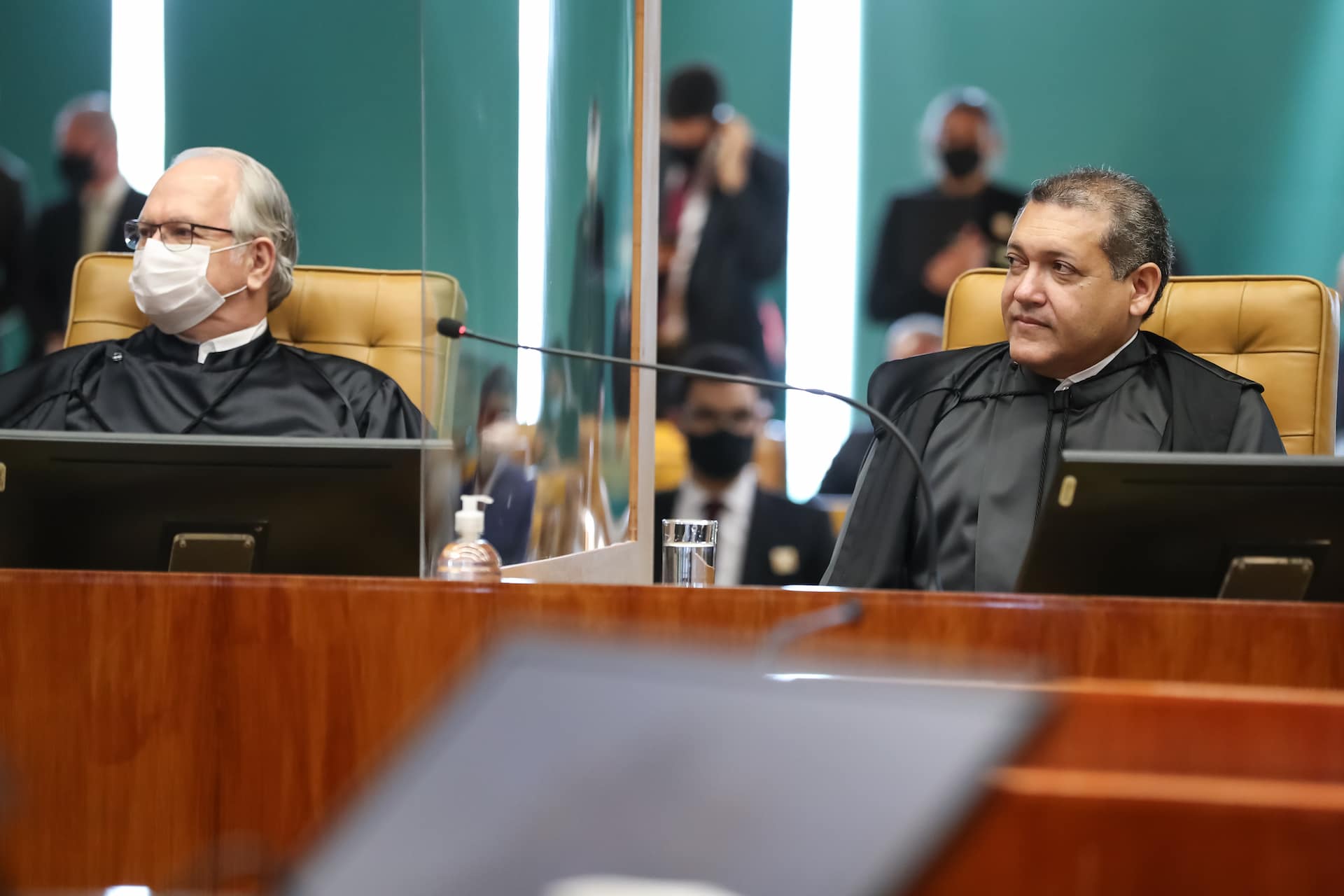 (Brasília - DF, 05/11/2020) Solenidade de Posse do Senhor Kassio Nunes Marques, no cargo de Ministro do Supremo Tribunal Federal. Foto: Marcos Corrêa/PR