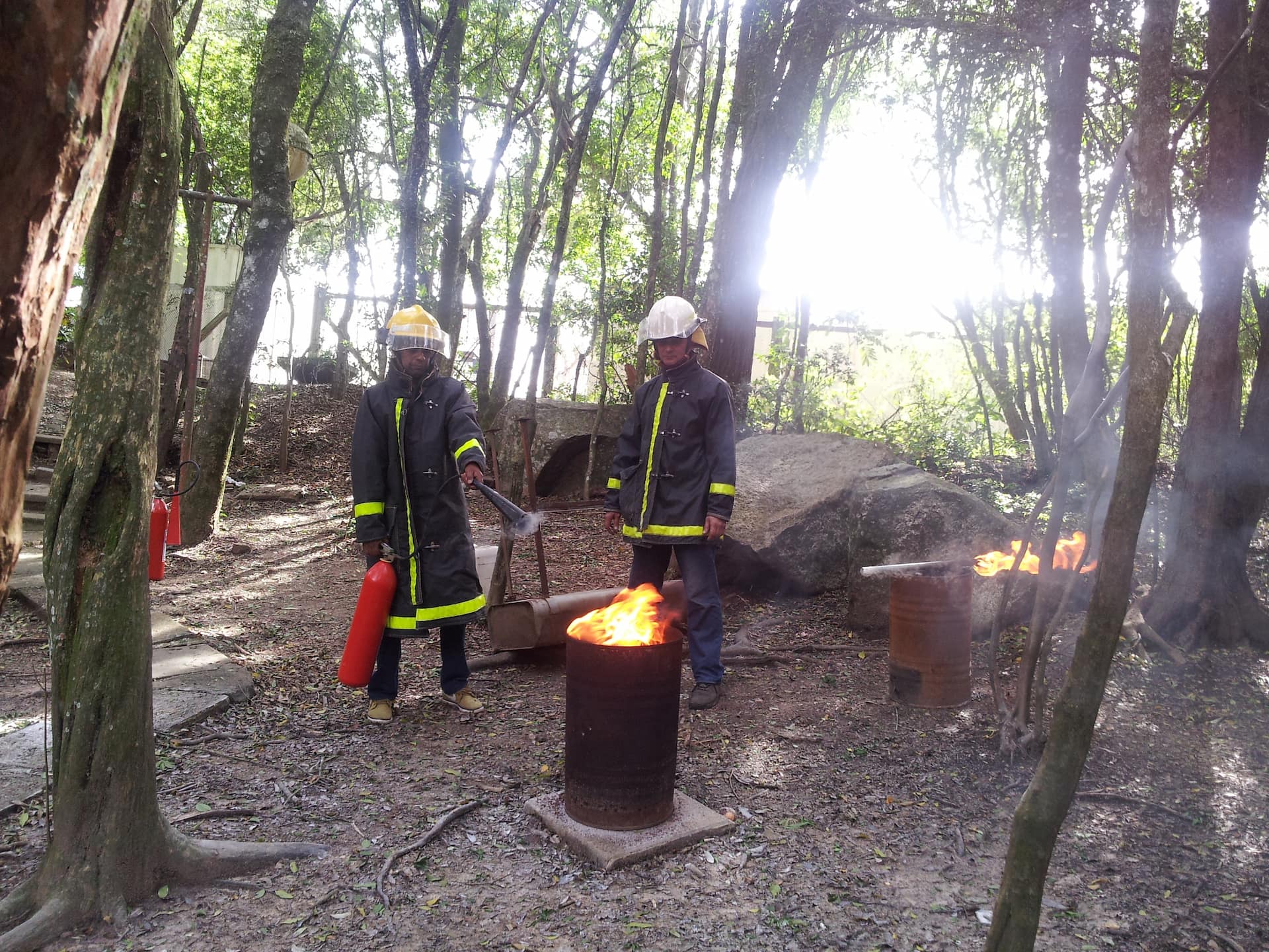 Treinamento de combate à fogo
