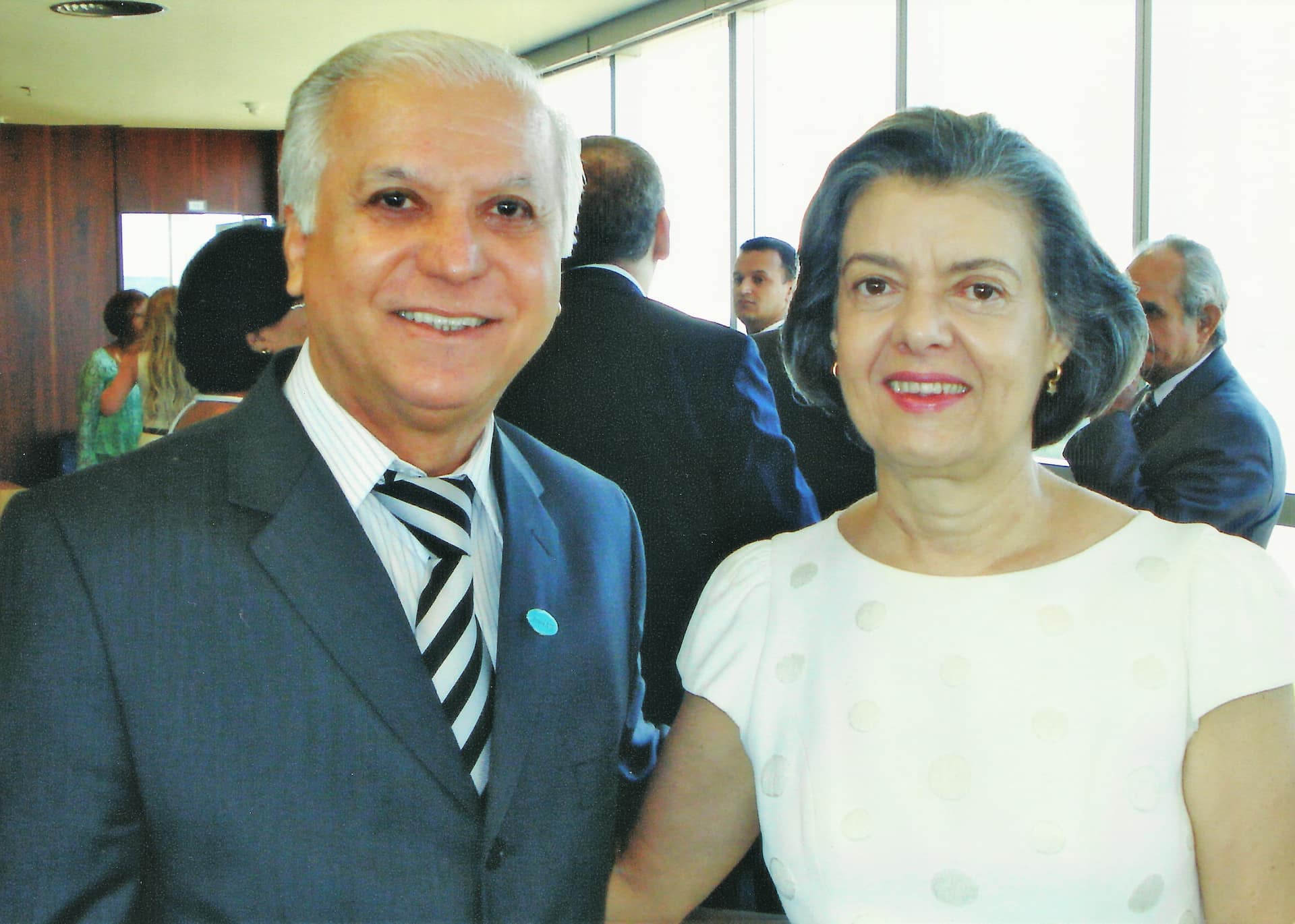 Des. Marcos Cavalcanti e a Ministra do STF Carmen Lúcia