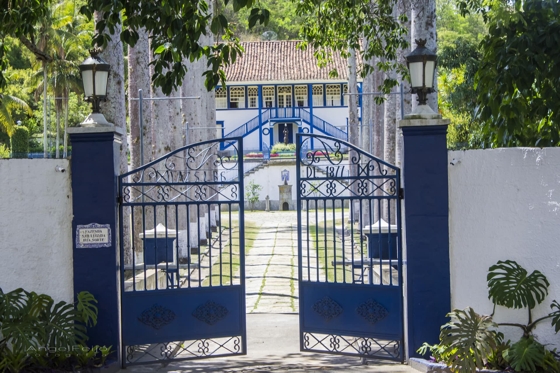 Fazenda de propriedade particular mas é aberta para visitas guiada.