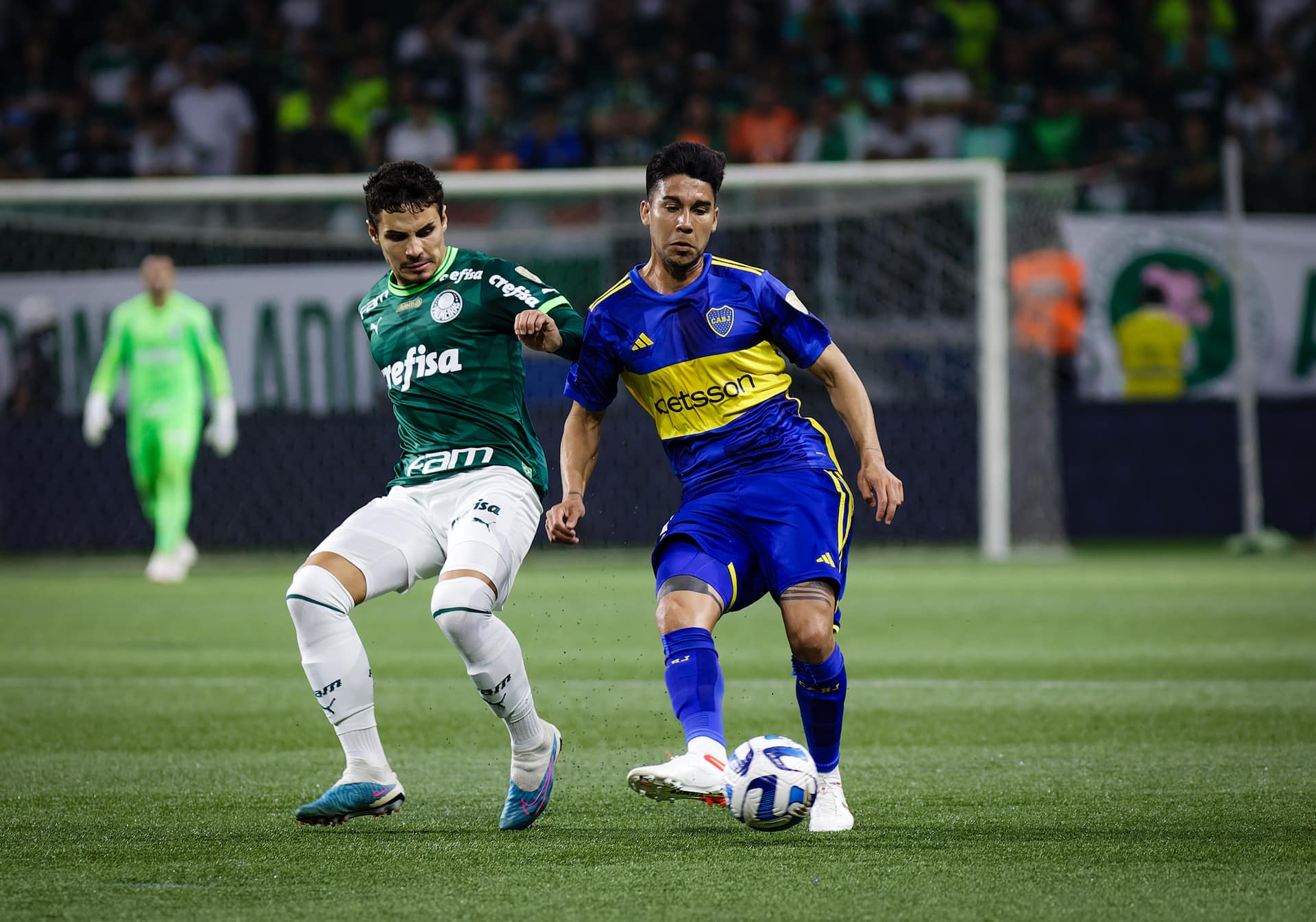 SÃO PAULO (SP), 05/10/2023 - FUTEBOL / Palmeiras x Boca Juniors - Partida entre Palmeiras x Boca juniors, em confronto válido pelo jogo de volta das semifinais da Copa Libertadores 2023, realizada no Estádio do Allianz Parque, em São Paulo, nesta quinta (05).